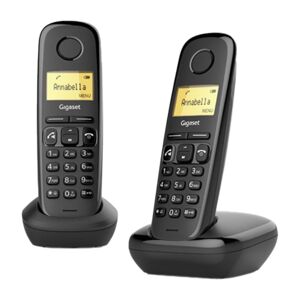 Gigaset Cordless Phone Duo Black Gigaset Cordless Phone Duo Black